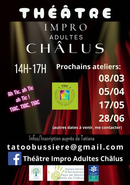 Théâtre Impro Adultes Châlus Haute-Vienne Limousin 