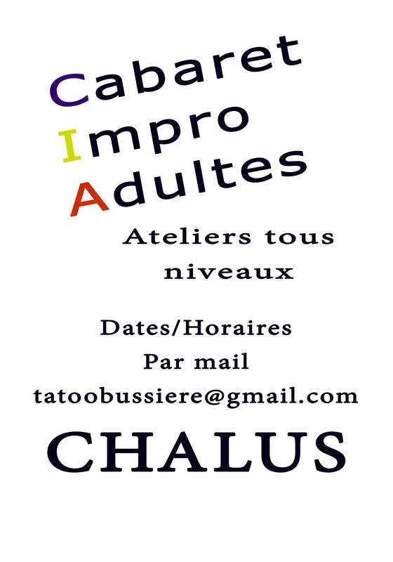 Cabaret Impro Adultes CIA  CHALUS