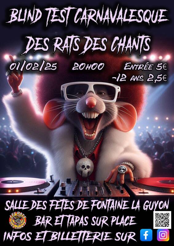 Blind test des rats des chants