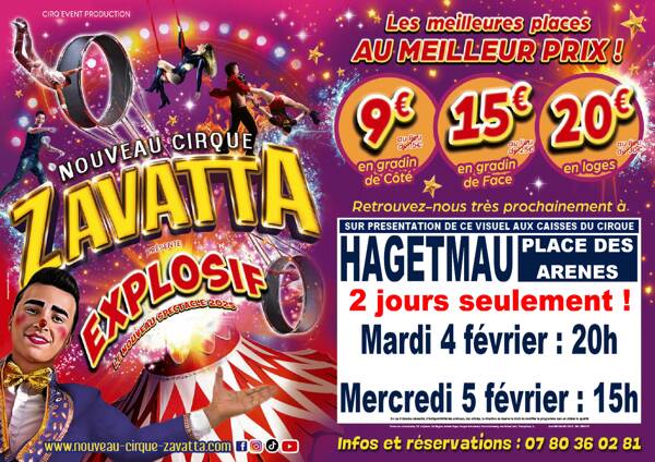 Nouveau Cirque Zavatta à Hagetmau 2025