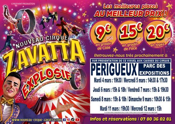 Nouveau Cirque Zavatta à Périgueux 2025