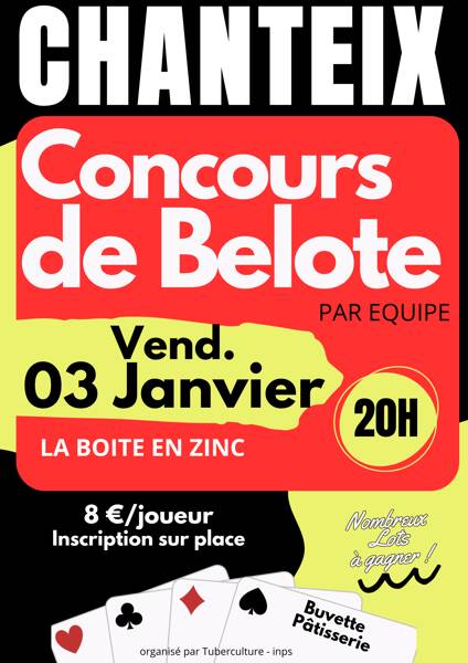 CONCOUR DE BELOTE