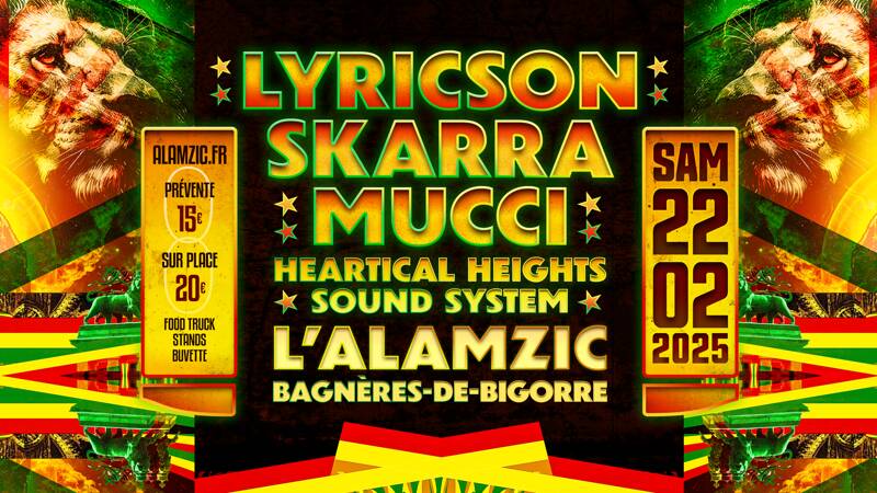 Soirée Reggae - 22 février à L'Alamzic