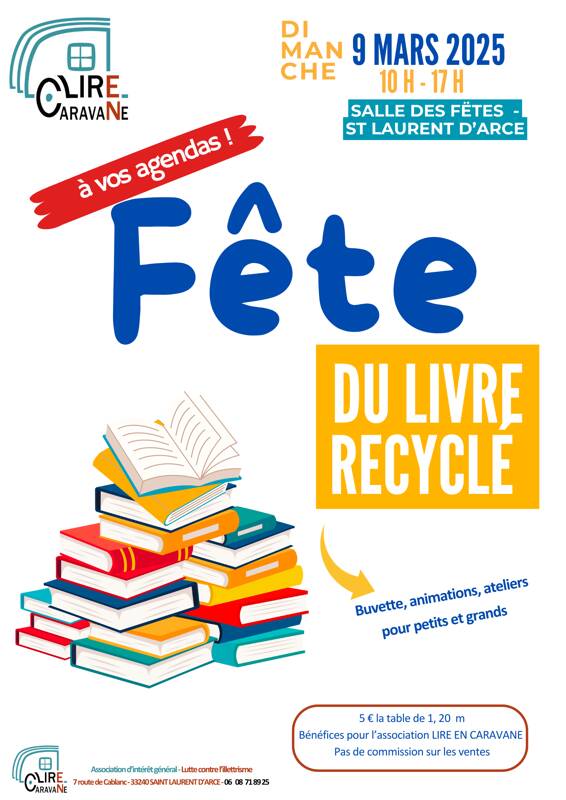 FÊTE DU LIVRE RECYCLÉ