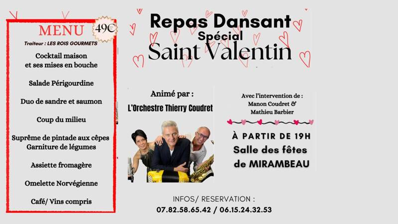 Repas dansant de la Saint Valentin