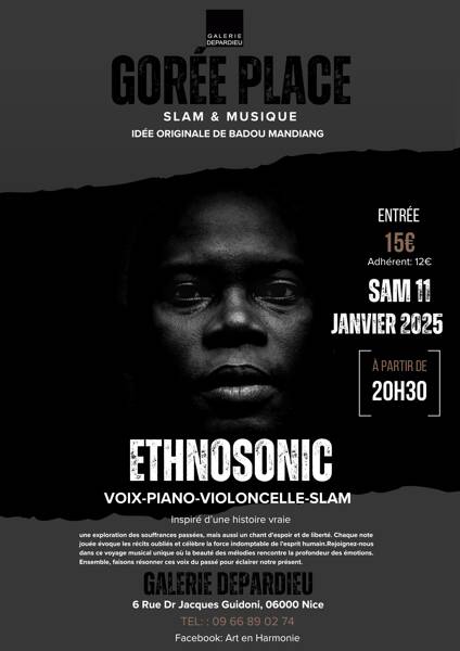 ETHNOSONIC voix-piano-violoncelle-slam