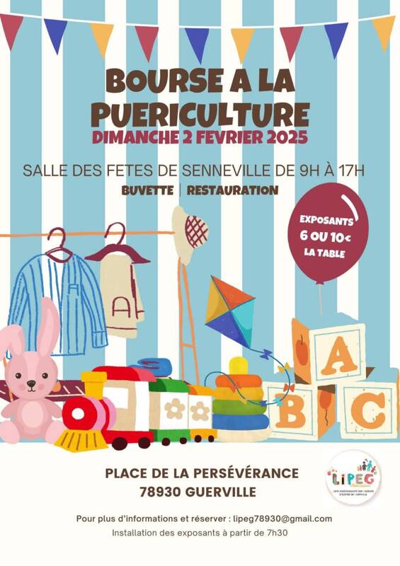 Bourse à la puériculture et aux jouets