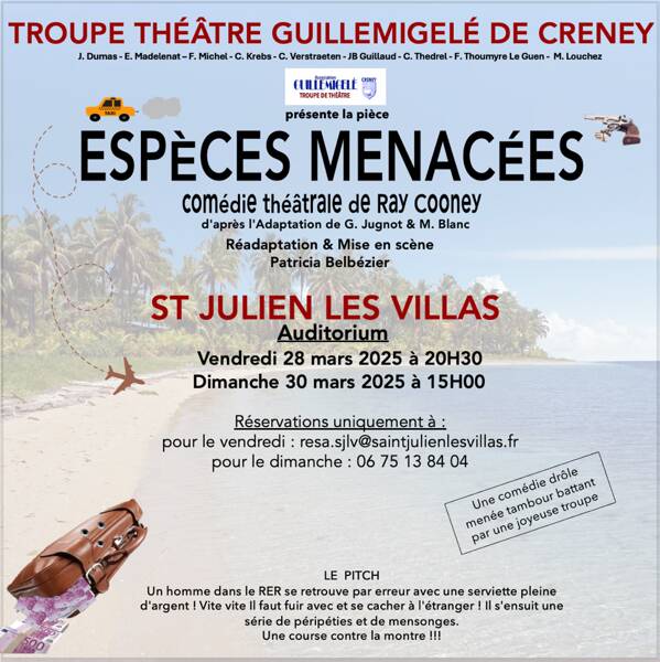 Théâtre - Espèces menacées