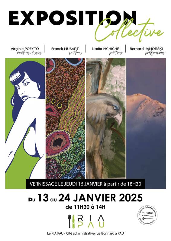 Exposition collective: peinture, dessin, photographie