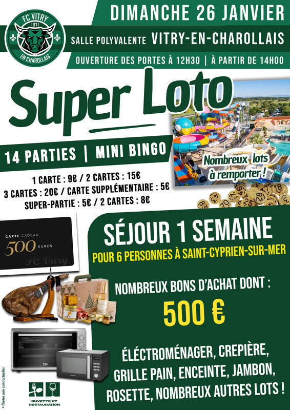 Super-Loto à Vitry-en-Charollais