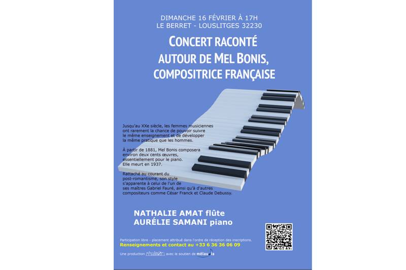 Concert raconté autour de Mel Bonis