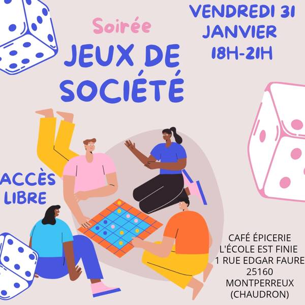 Soirée Jeux de société