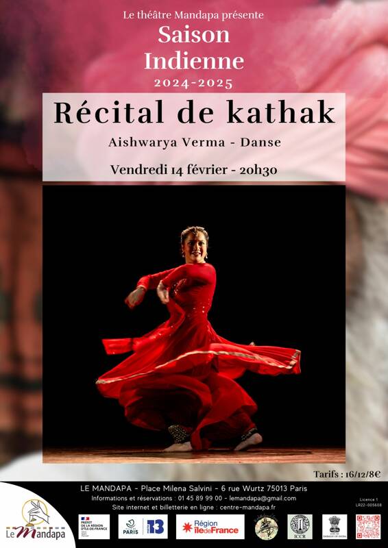 Récital de Kathak - Danse indienne