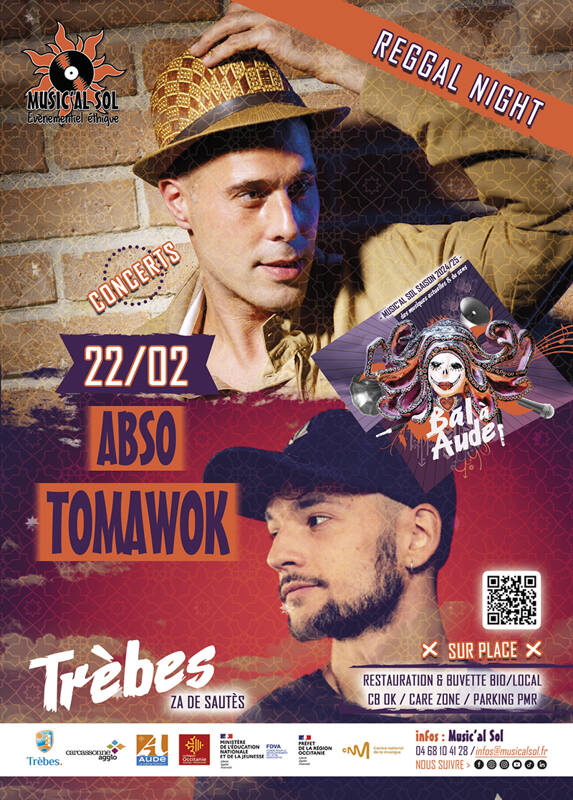 ABSO + TOMAWOK - Concerts reggae