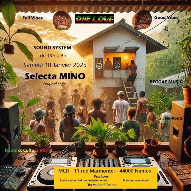 Reggae Sound System - Selecta MINO roots juggling Mix