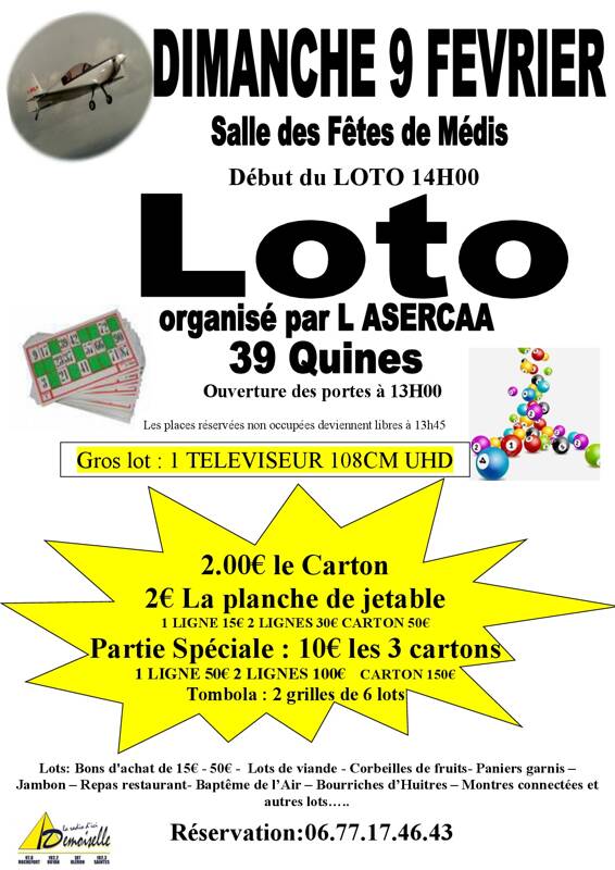 GRAND LOTO DE L'ASERCAA