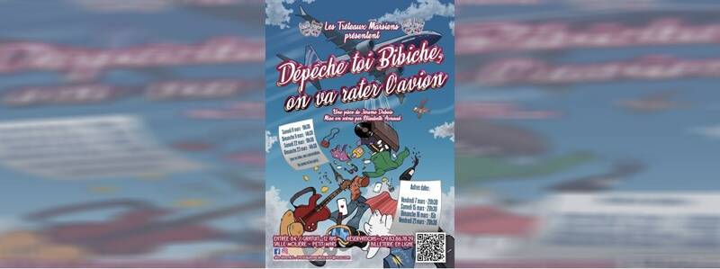 Dépêche-toi Bibiche, on va rater l'avion