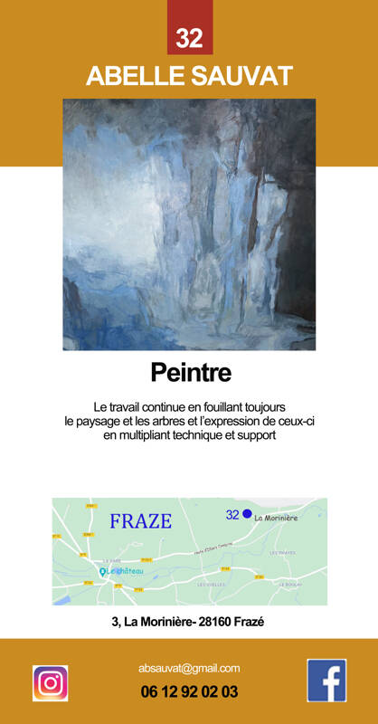 L'artiste peintre Abelle Sauvat ouvre son atelier