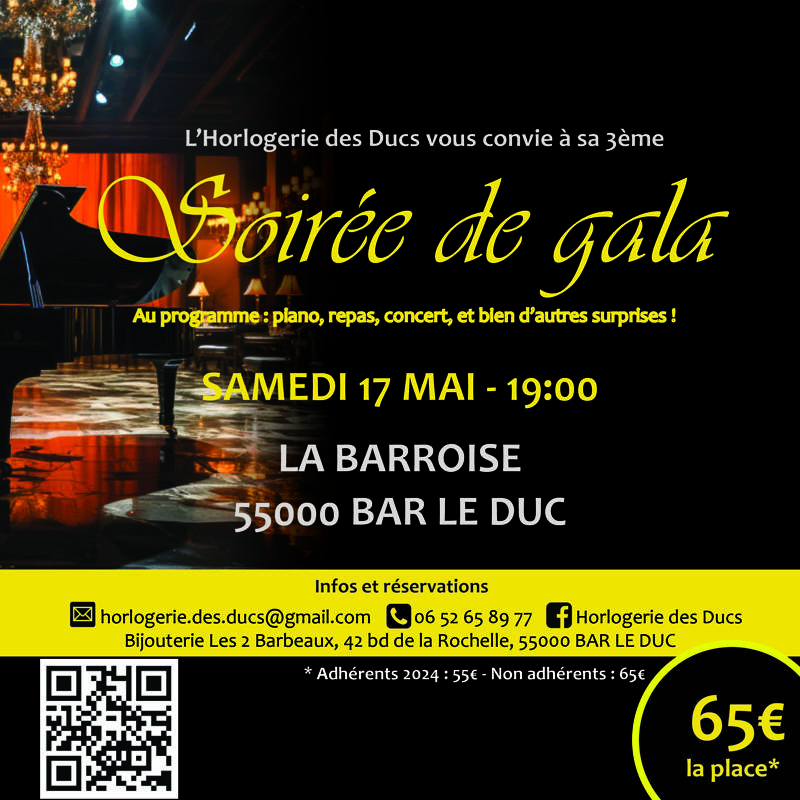 Gala de l'Horlogerie des Ducs