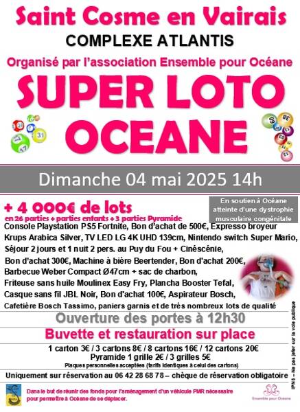 Super loto en soutien à Océane