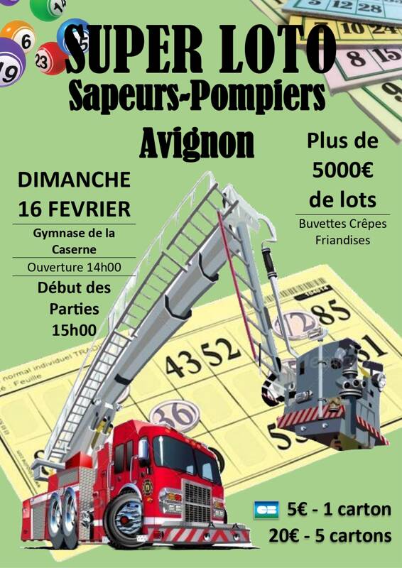 Loto Pompiers d'Avignon