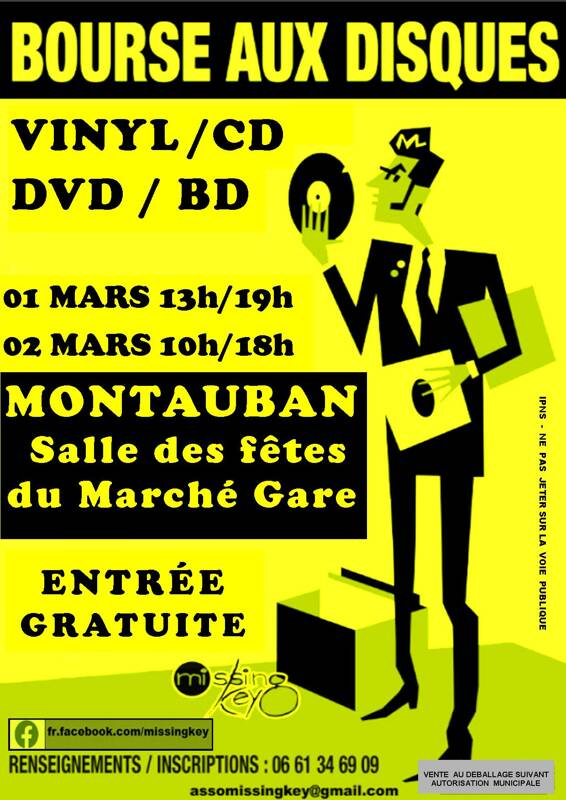 Bourse aux DISQUES VINYL, CD, DVD & BD