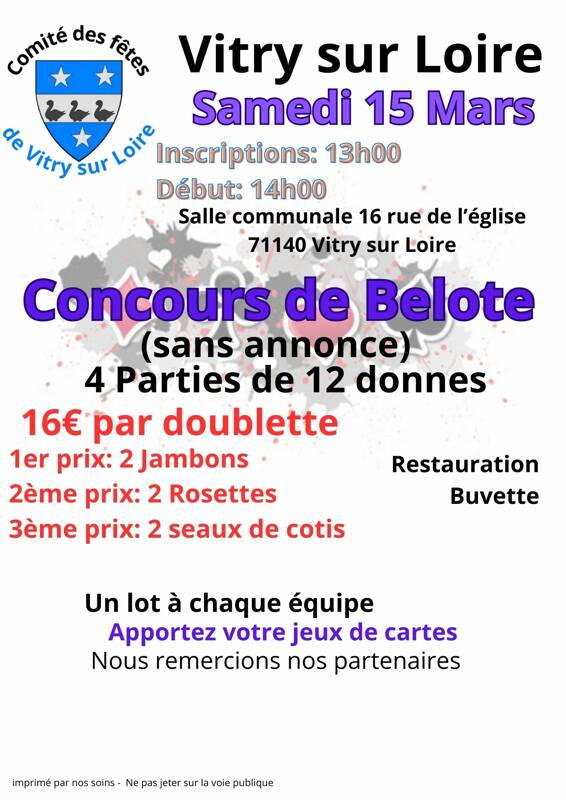 Concours de Belote