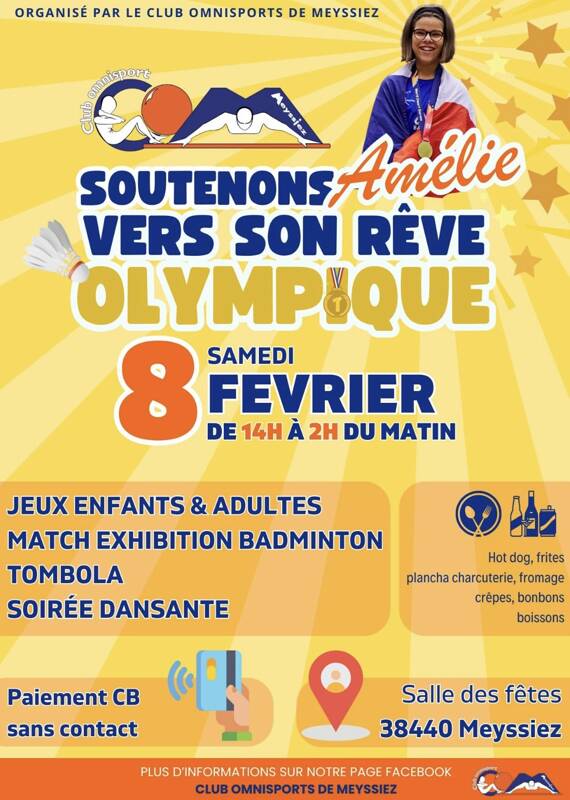 Soutenons Amélie vers son rêve olympique