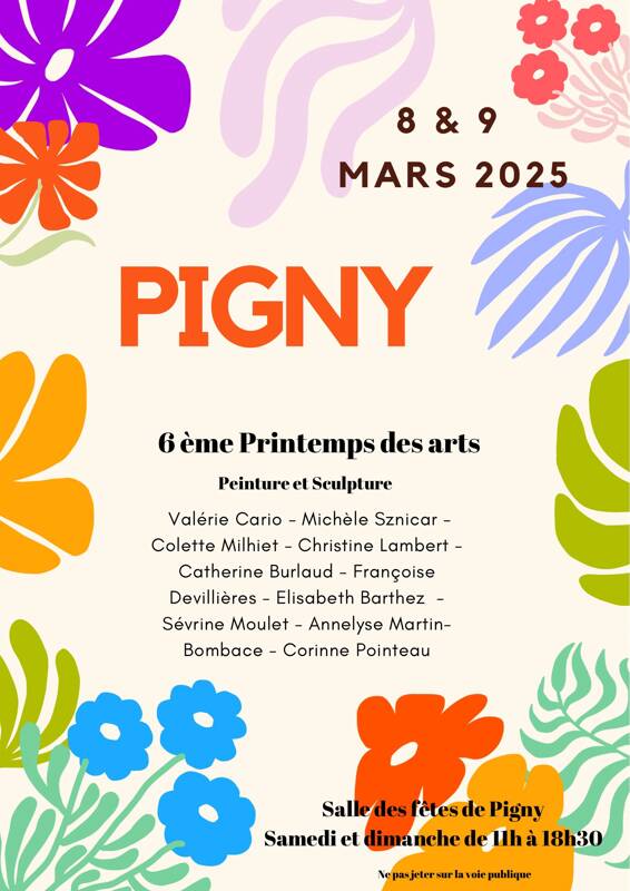 6eme Printemps des arts