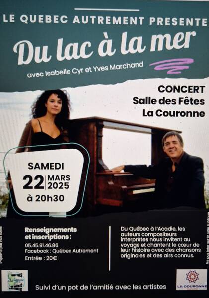 Concert québecois Isabelle Cyr et Yves marchand 