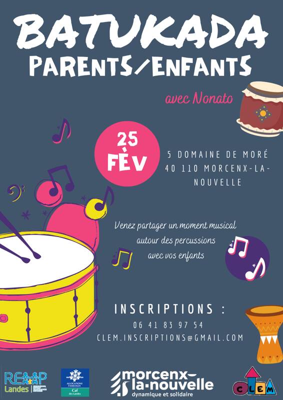 Atelier BATUKADA parents/enfants