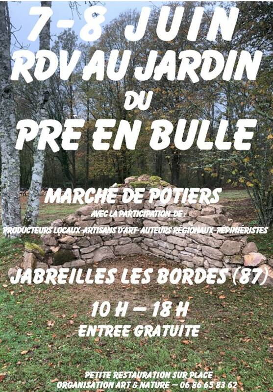 RENDEZ-VOUS AU JARDIN DU PRÉ EN BULLE