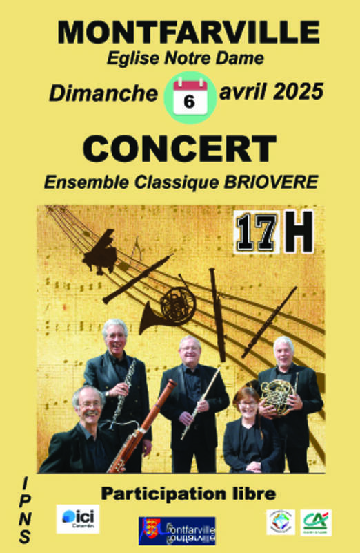 concert avec l'ensemble classique Briovère à Montfarville