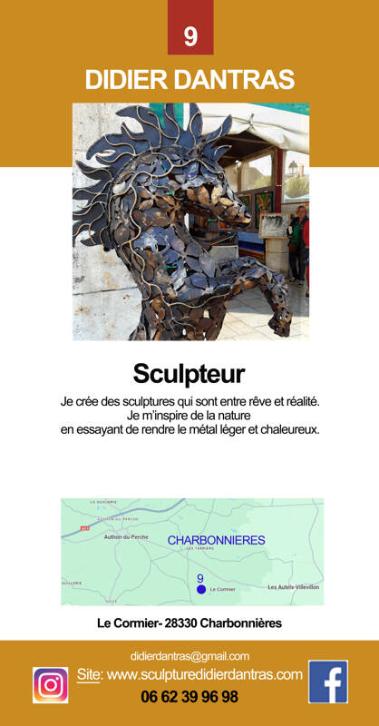 Le sculpteur Didier Dantras ouvre son atelier