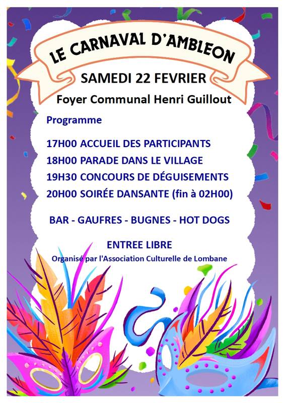 LE CARNAVAL D'AMBLEON