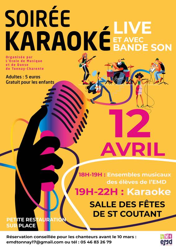 Karaoke live et avec bande son