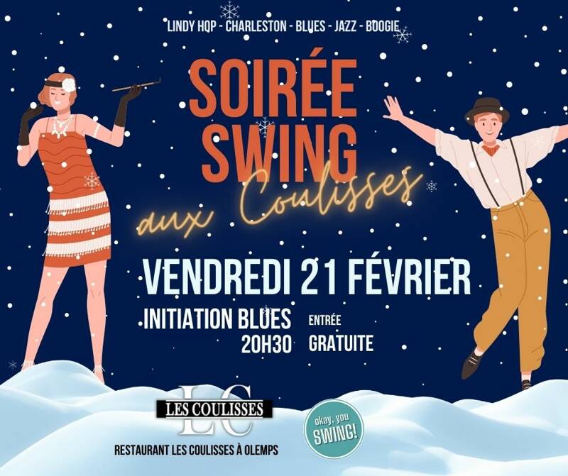 Initiation danse blues et soirée danse SWING !