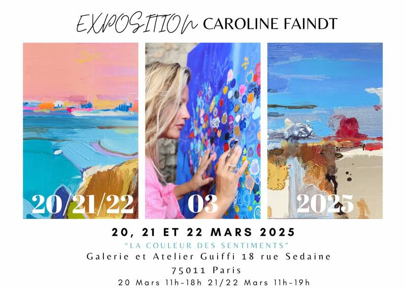 Exposition Caroline Faindt la couleur des sentiments