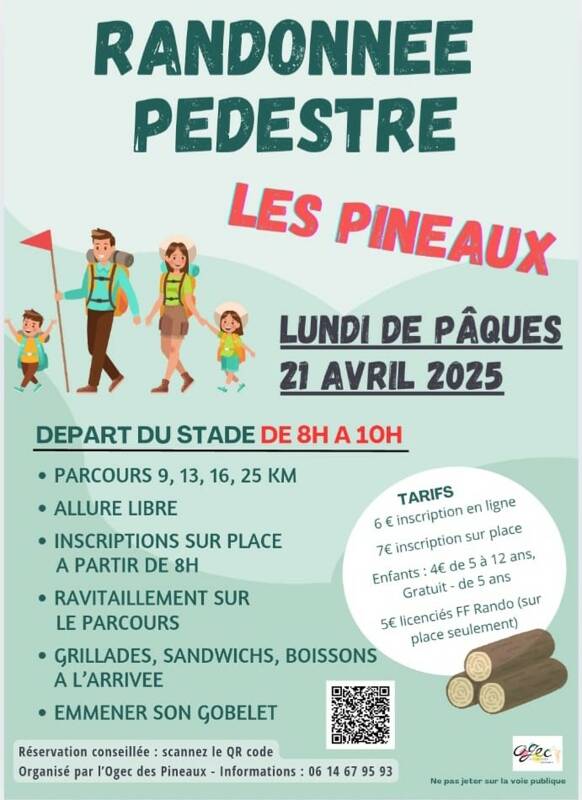 Randonnée pédestre Les Foulées Pineaulaises