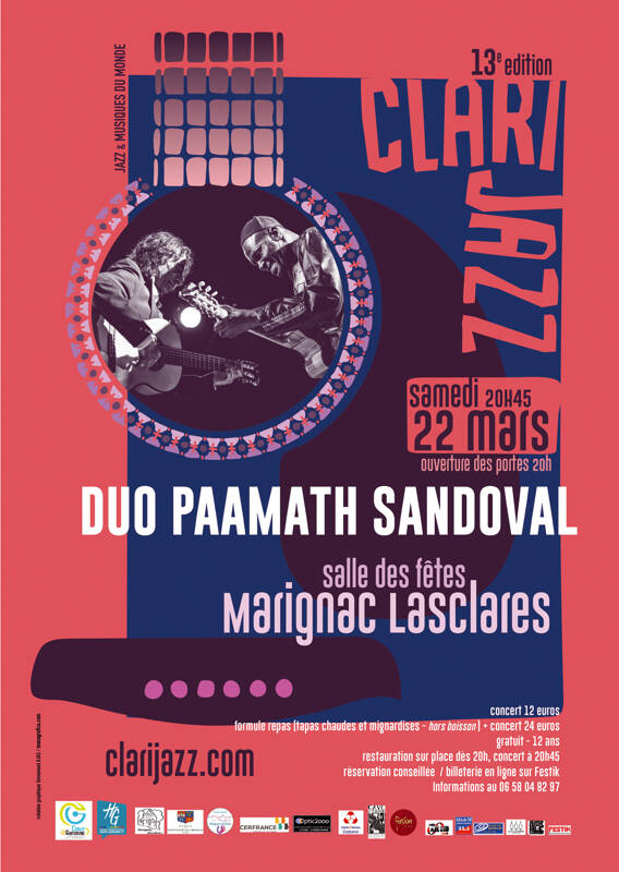 Clarijazz accueille le duo Paamath/Sandoval - Musiques du monde