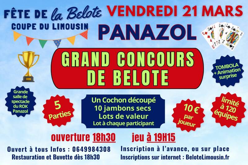 GRAND CONCOURS DE BELOTE RÉGIONAL