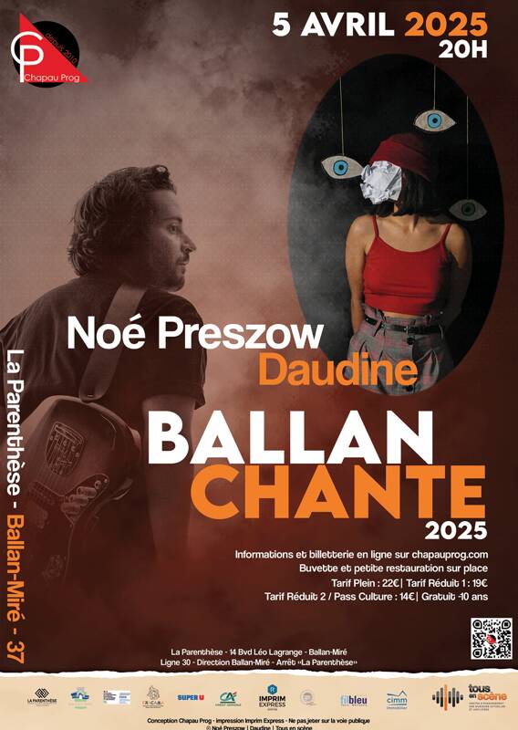 Ballan Chante avec Noé Preszow et Daudine