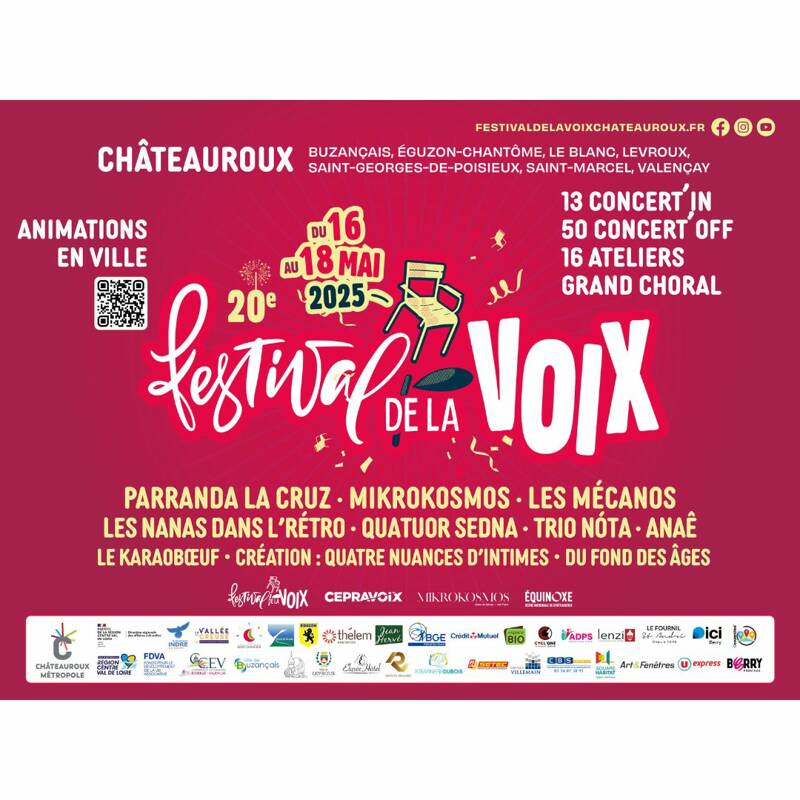 Festival de la Voix 2025 à Châteauroux