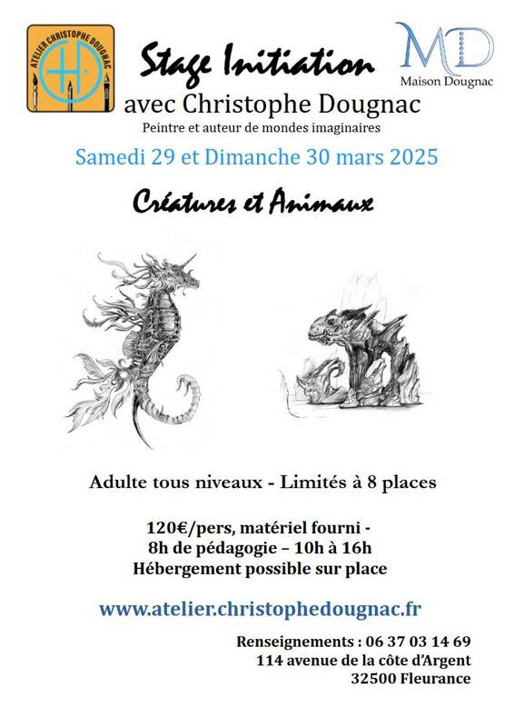 Atelier initiation Animaux et Créatures