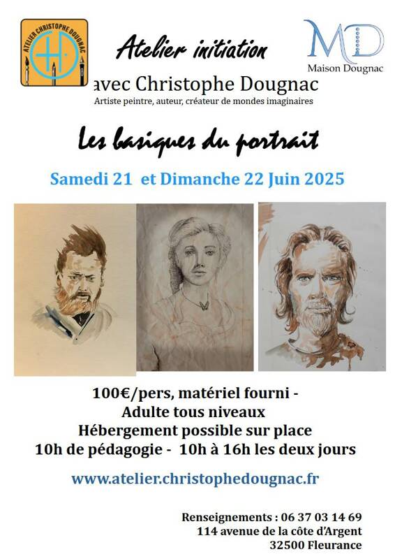 Atelier initiation : basique du portrait