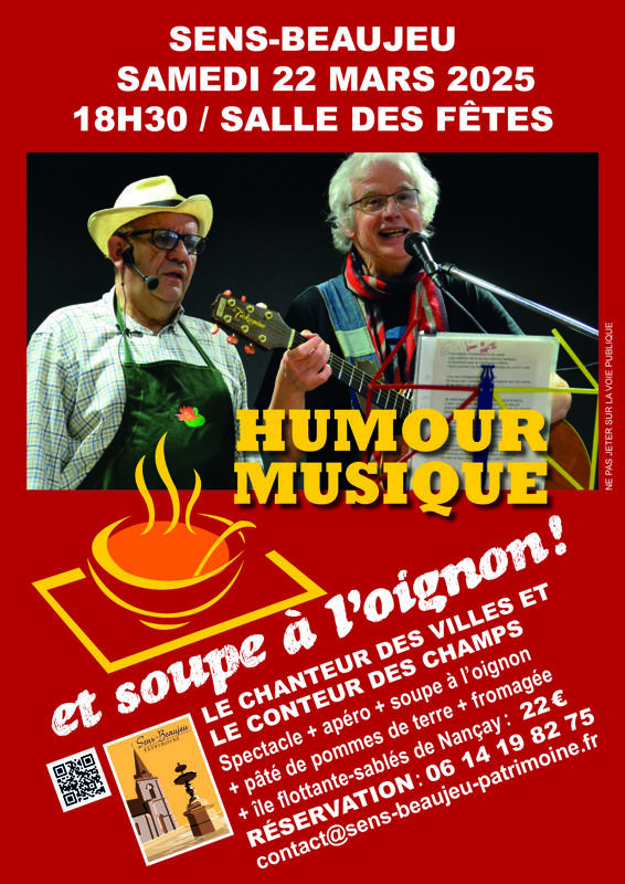 HUMOUR MUSIQUE ET SOUPE À L'OIGNON !