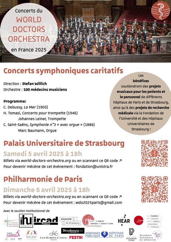 Concert caritatif du World Doctors Orchestra