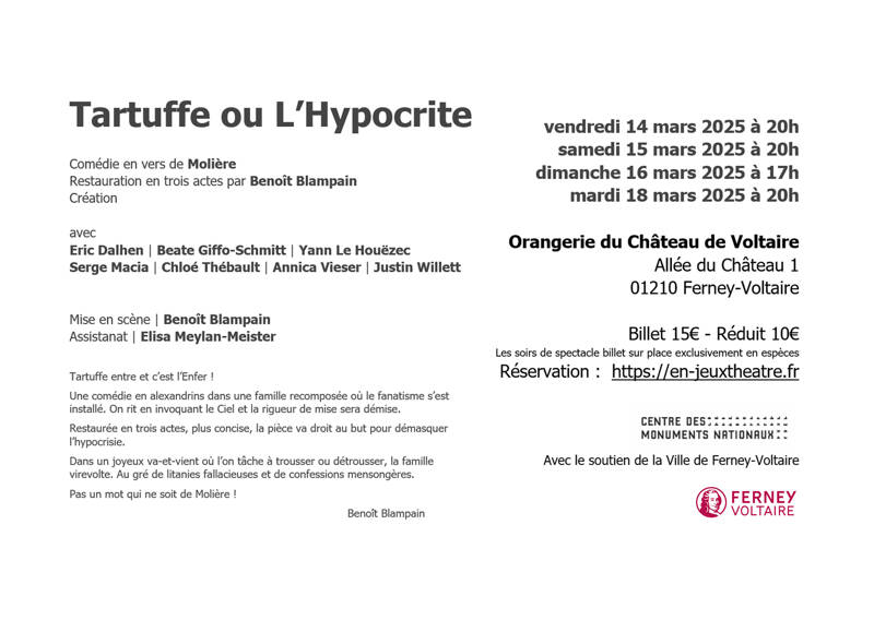 Tartuffe ou L’Hypocrite