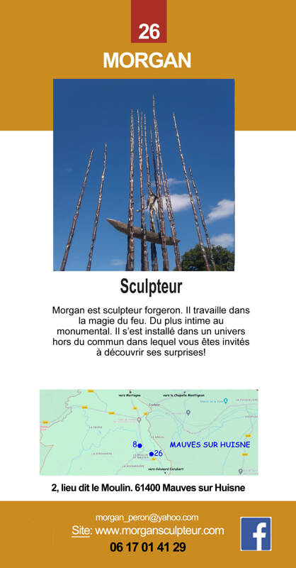 Le sculpteur Morgan ouvre son atelier