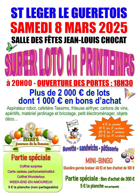 SUPER LOTO DU PRINTEMPS